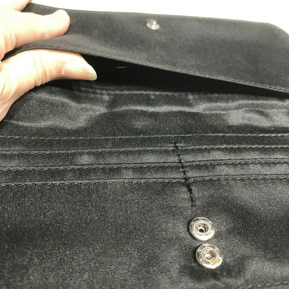 Target Green Faux Patent Leather Chain Strap Bi-fold Womens Wallet Clutch - Picture 7 of 12